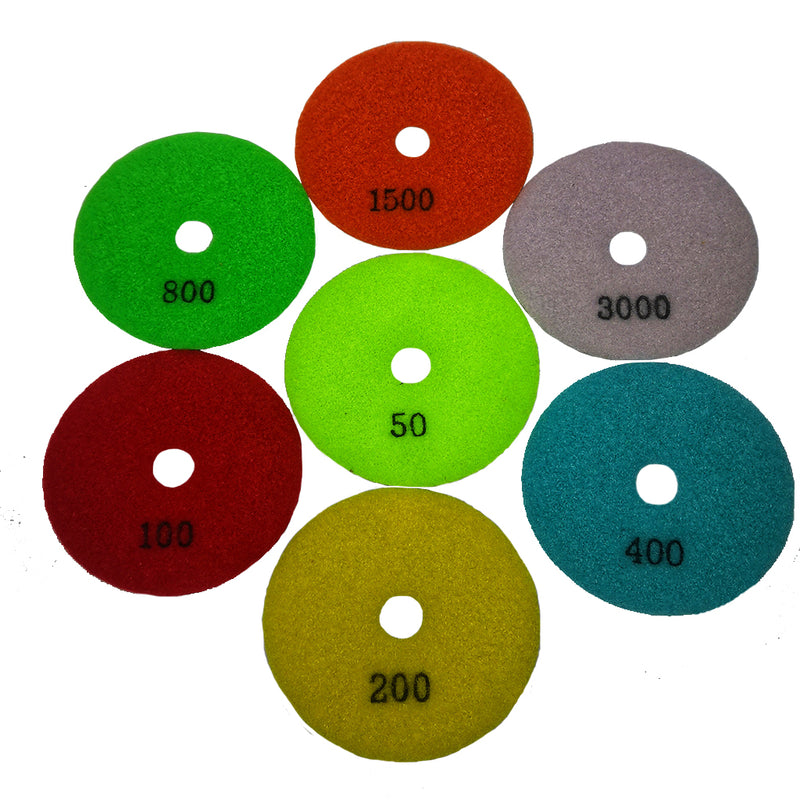 WDtools Set de Discos de Pulido PSP 50/100/200/400/800/1500/3000