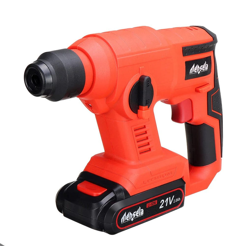 WDRH-LM1 100-240V 21V 2.0Ah Taladro de impacto eléctrico Martillo Taladro eléctrico Inalámbrico Potente velocidad Rompedor de hormigón con una batería