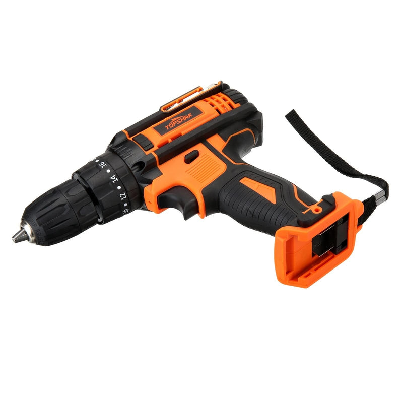 Taladro de impacto inalámbrico WTTS-ED2 21V 2000mAh Taladro eléctrico LED recargable de 2 velocidades con batería - con 1 batería
