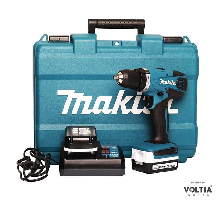 Taladro Atornillador Makita DF347DWE 14,4V y 1.5 Ah.