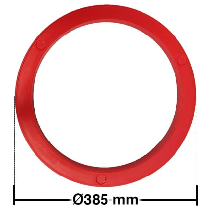 WDWIRES® Anillo de resina para volante pequeño de 385 mm de diámetro – Sierra de hilo simple